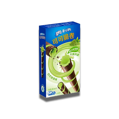 Oreo Cocoa Crispy Matcha Flavored Rolls